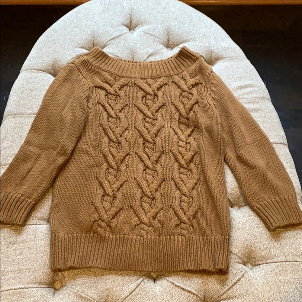 Camel sweater